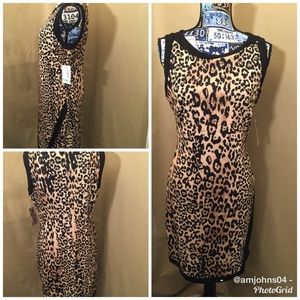 ALLISON DALEY LEOPARD PRINT DRESS